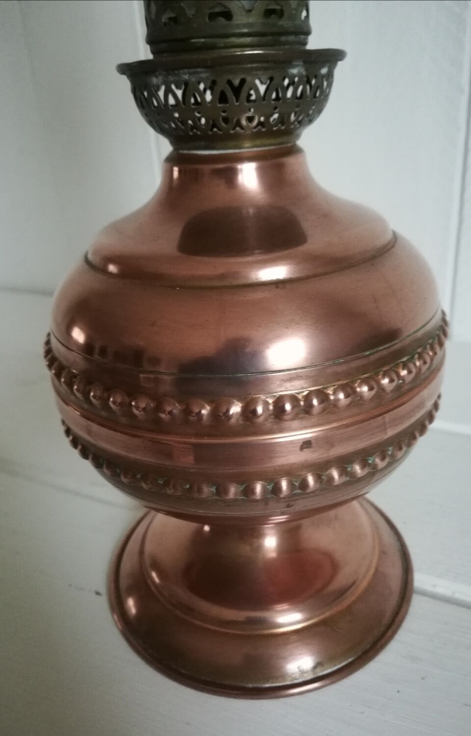Copper lamp
