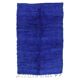 Blue Majorelle rug in natural wool 300x200cm