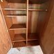 Vintage Scandinavian wardrobe in teak