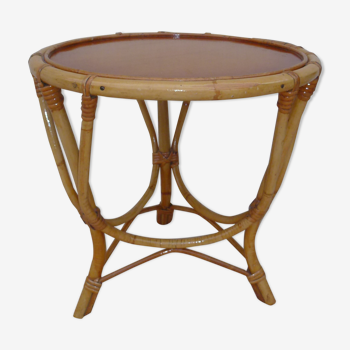 Rattan coffee table