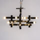 Metric chandelier by Gaetano Sciolari, Italy, 1970s