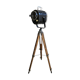 Projecteur de théâtre sur trépied vintage, années 1960