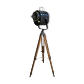 Projecteur de théâtre sur trépied vintage, années 1960