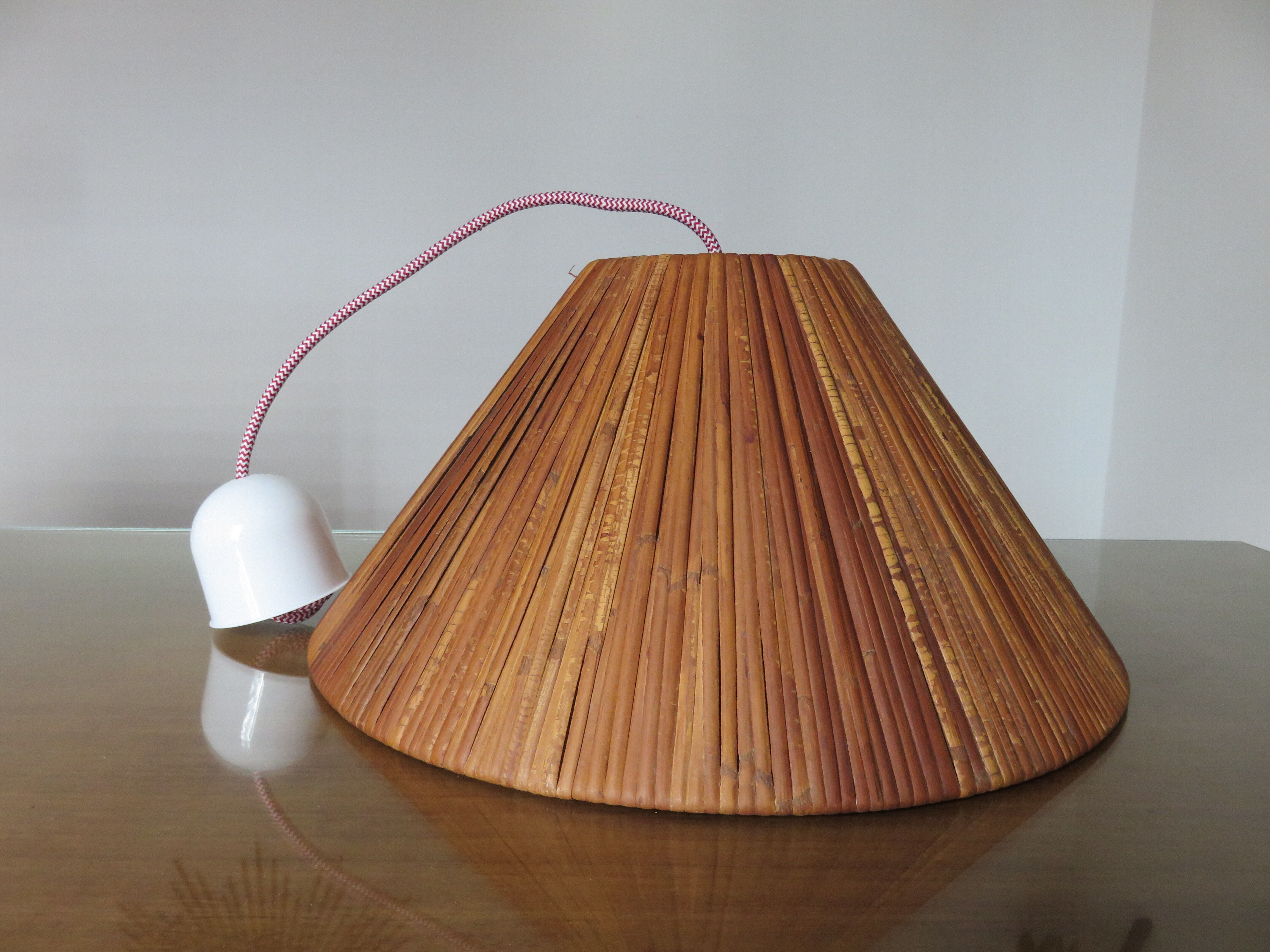 Suspension in rattan bamboo 60 years 70