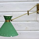 Diabolo wall lamp by René Mathieu, 1950
