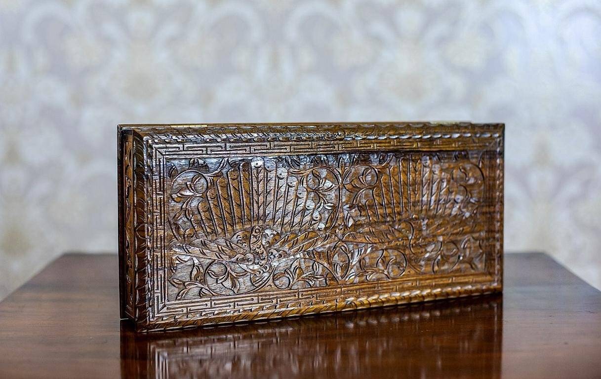 20th Century Indonesian Carved Coffret, 1930s