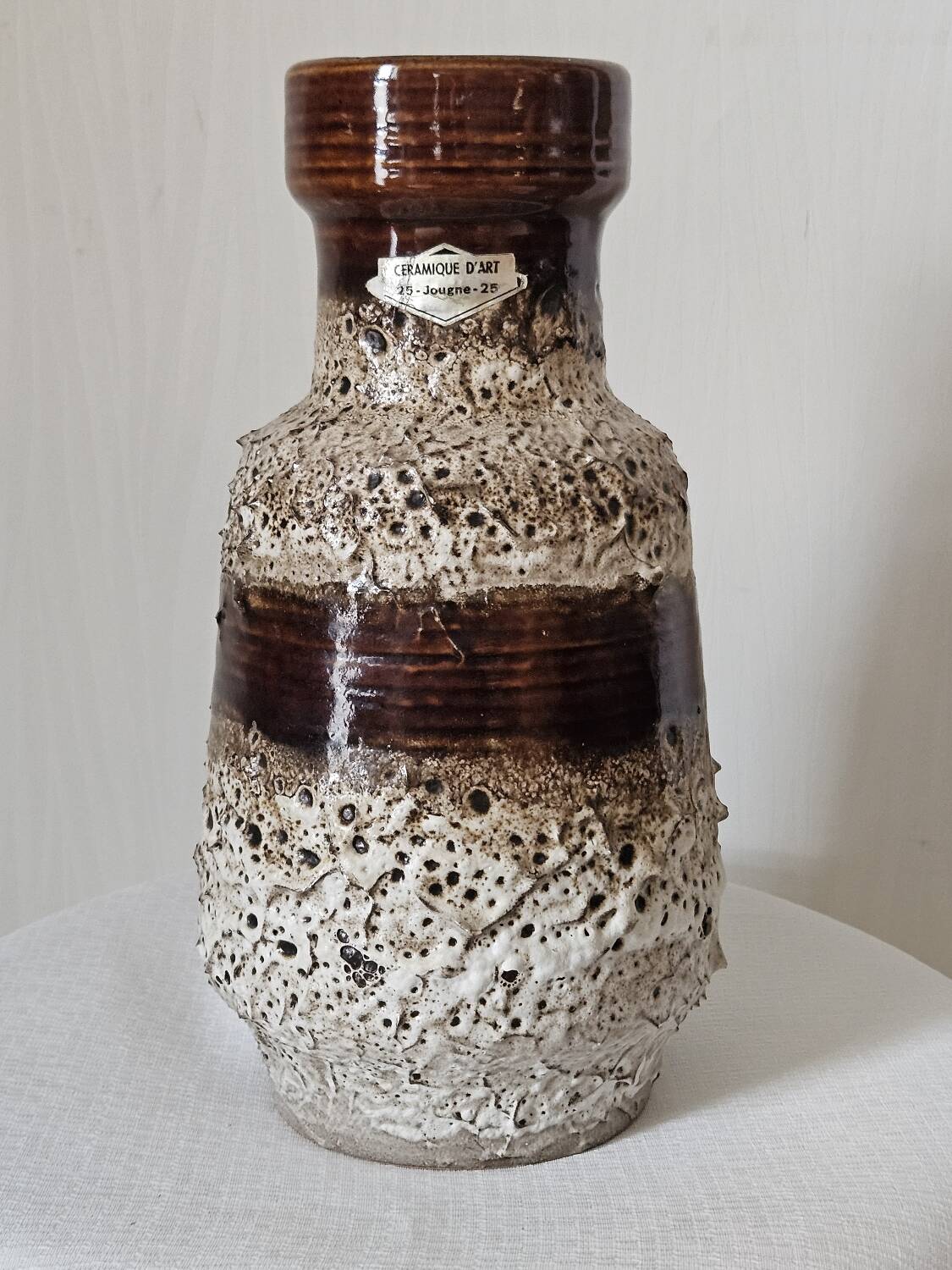 Vase céramique d' art vintage