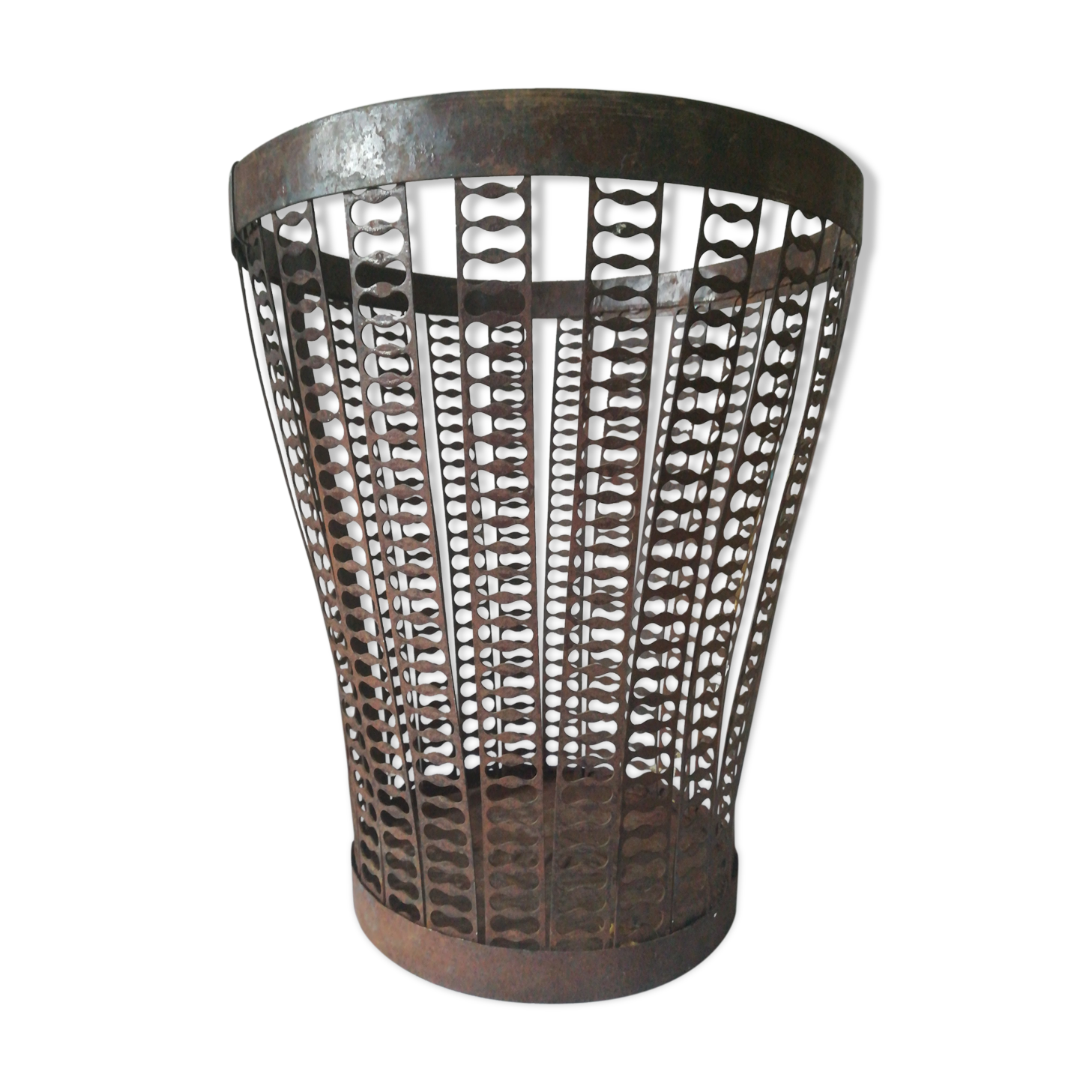 Industrial metal basket