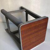 Tabouret cerclé assise formica des années 50