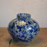 Blue and green ball vase