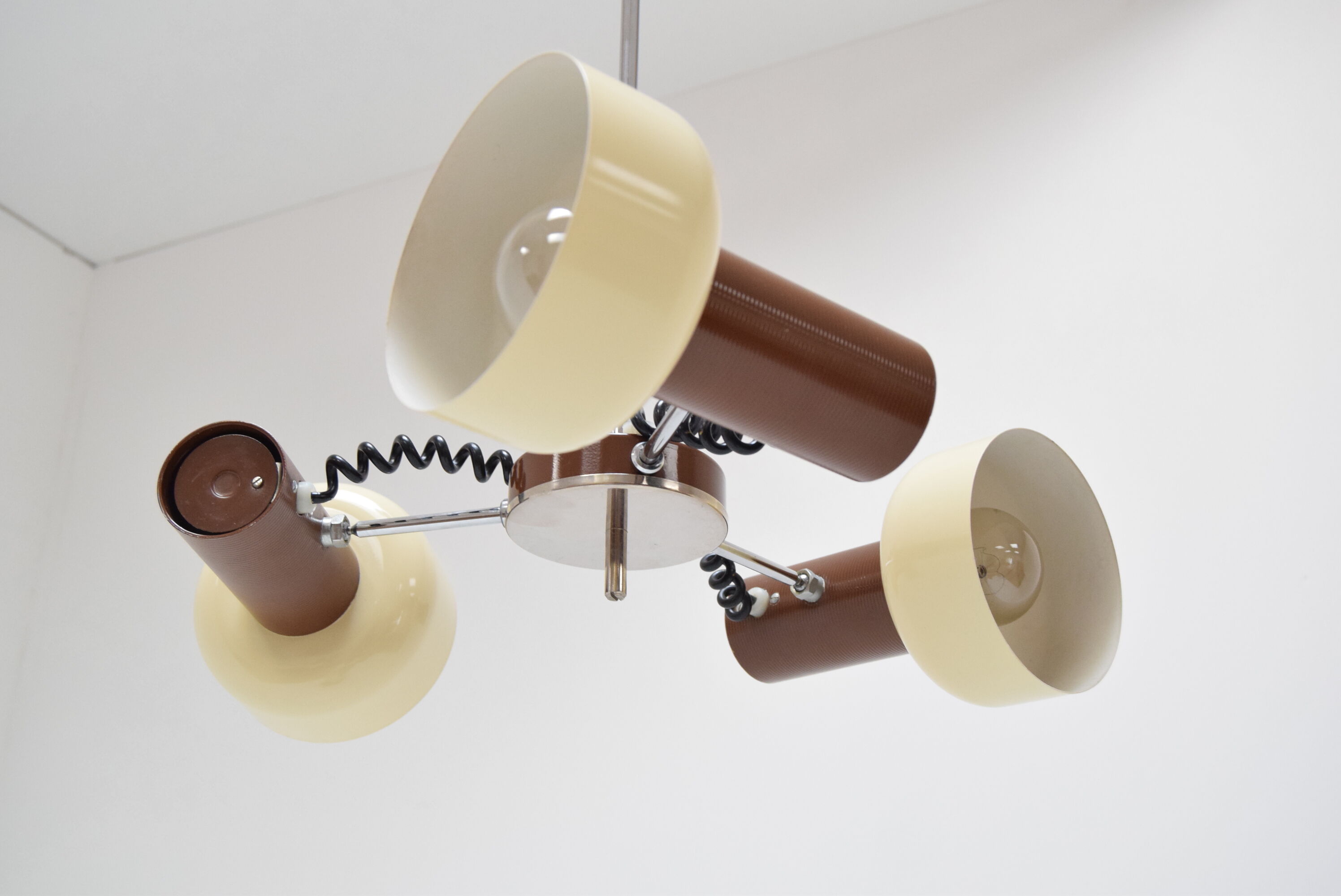 Mid-century adjustable chandelier by Napako, 1970‘s