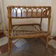 Rattan bedside table