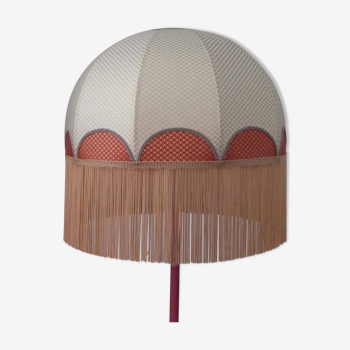 Lampshade "Vilma" in Japanese paper with fringe