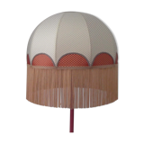 Lampshade "Vilma" in Japanese paper with fringe