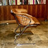 Fauteuil vintage modéle flynn par gastone rinaldi italie 1970
