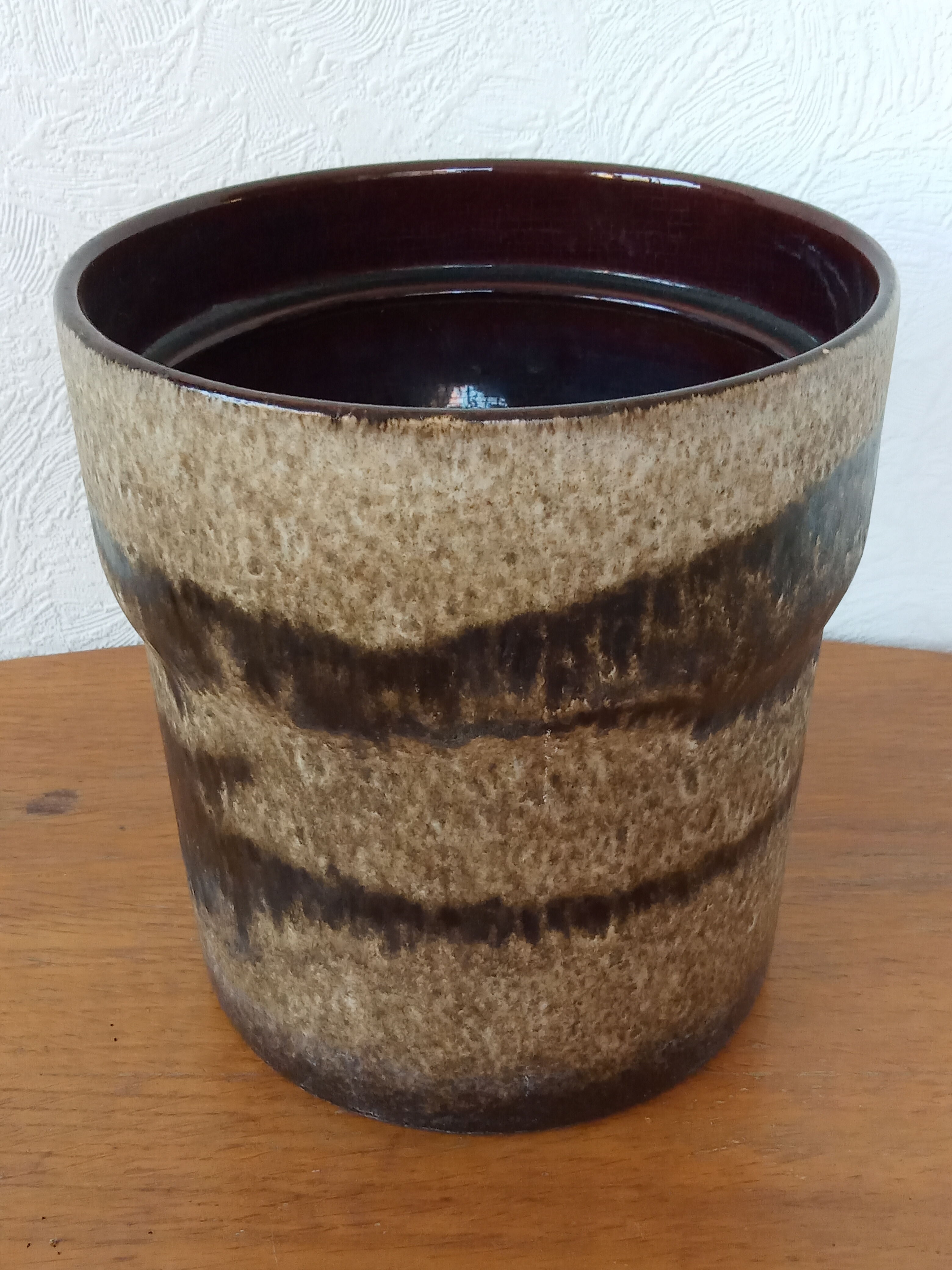 Ceramic pot cover West Germany