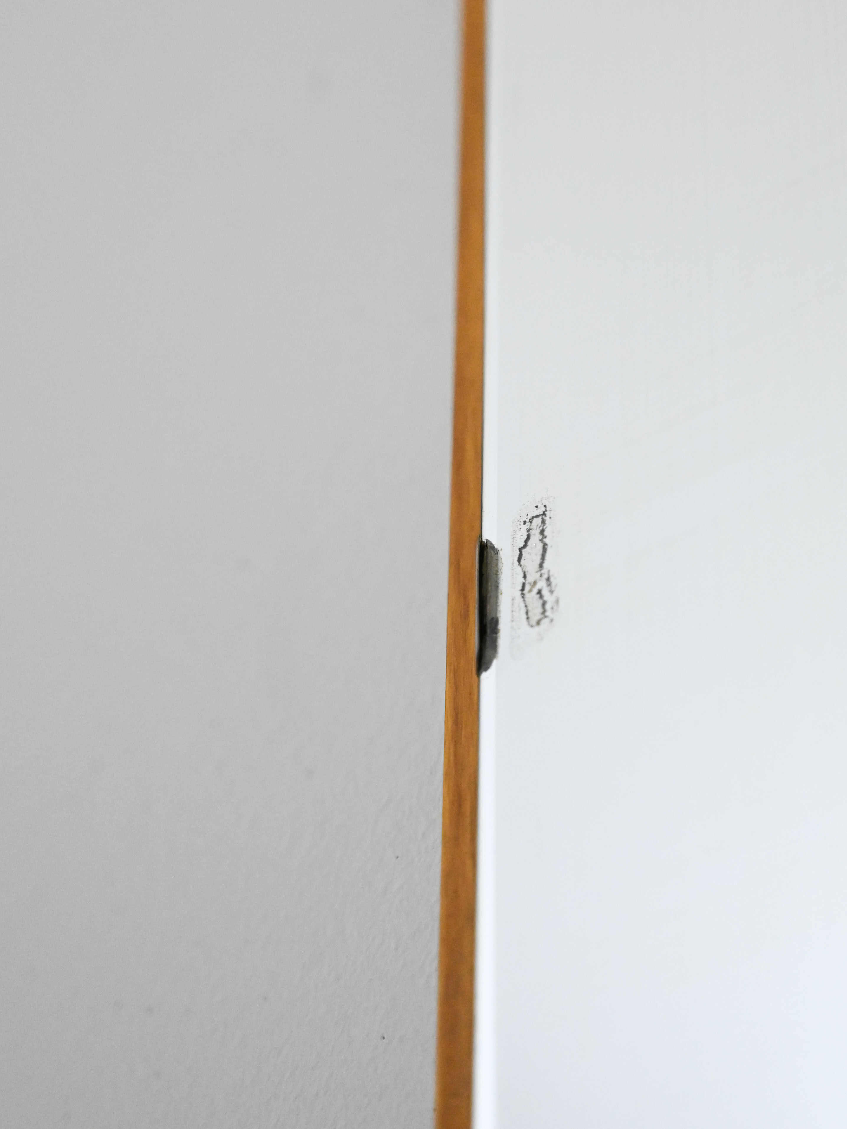 Swedish mirror with curved frame