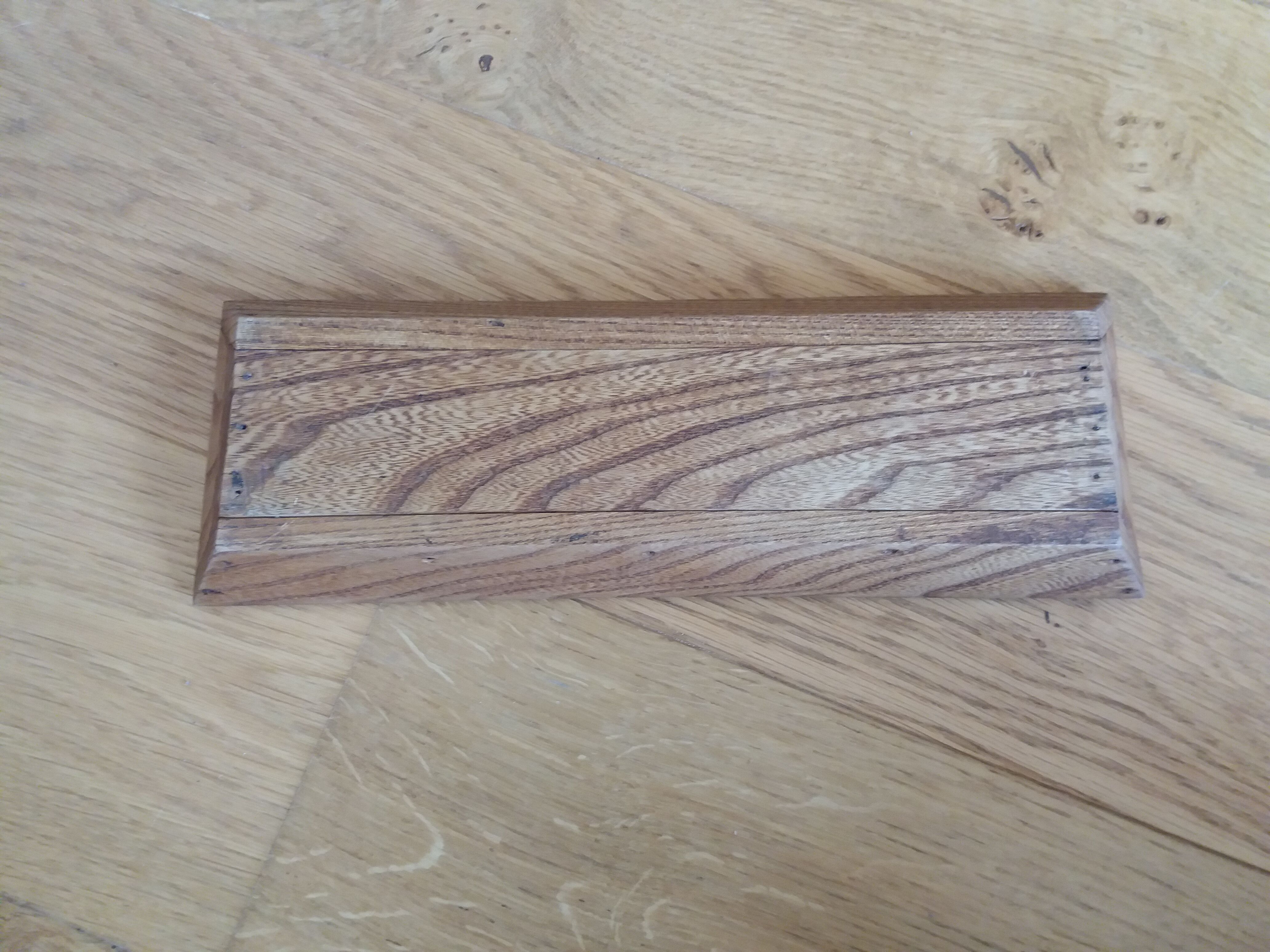 Pencil holder or wooden pocket tray