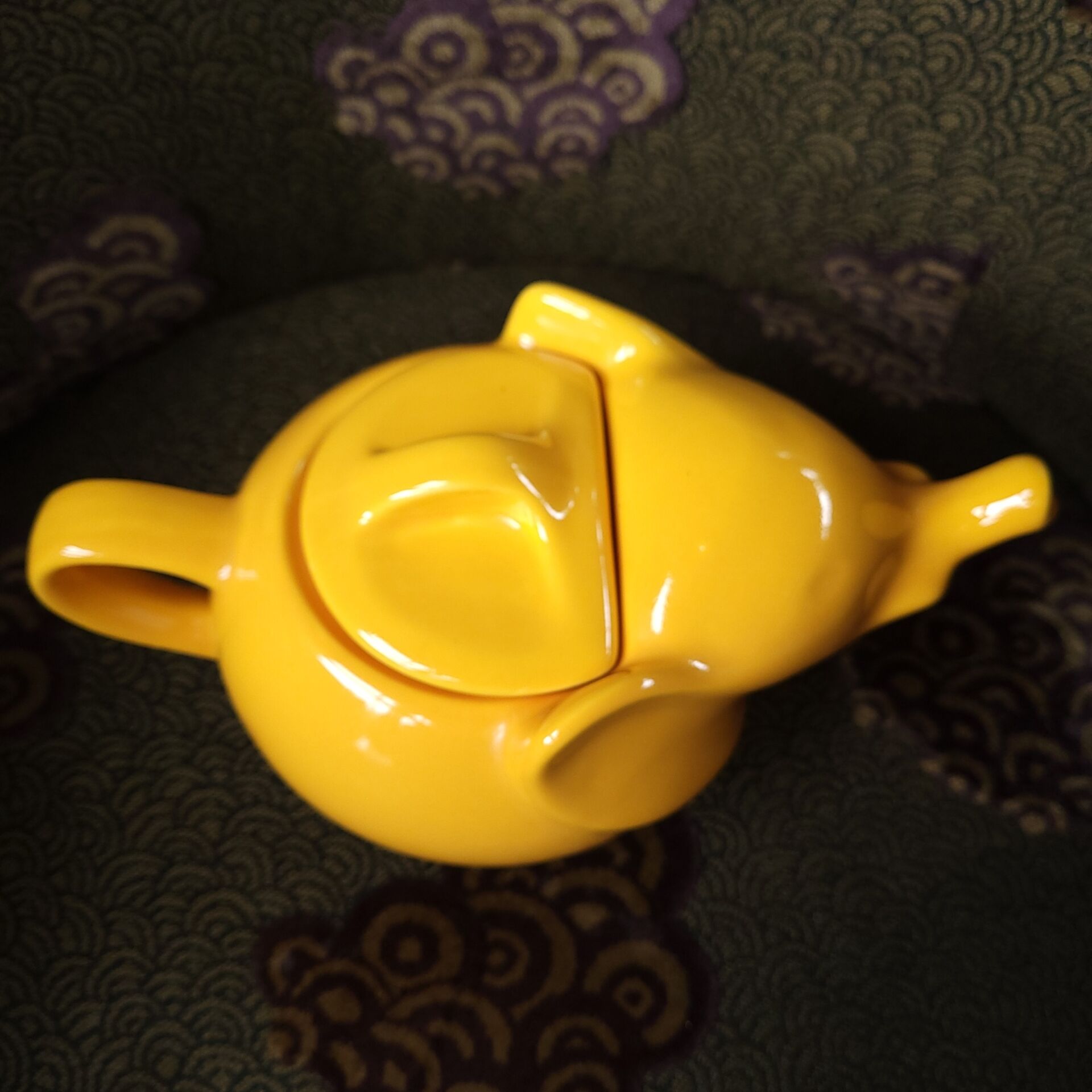 Théière Éléphant jaune 1980