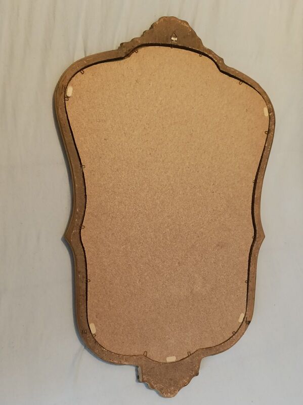 Baroque mirror Patinated gilded carved wood frame dp 0823309