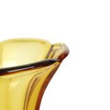 Luxval Vase Amber Américain 1935 Val Saint Lambert Art Deco