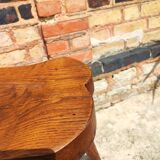 Rustic solid wood stool