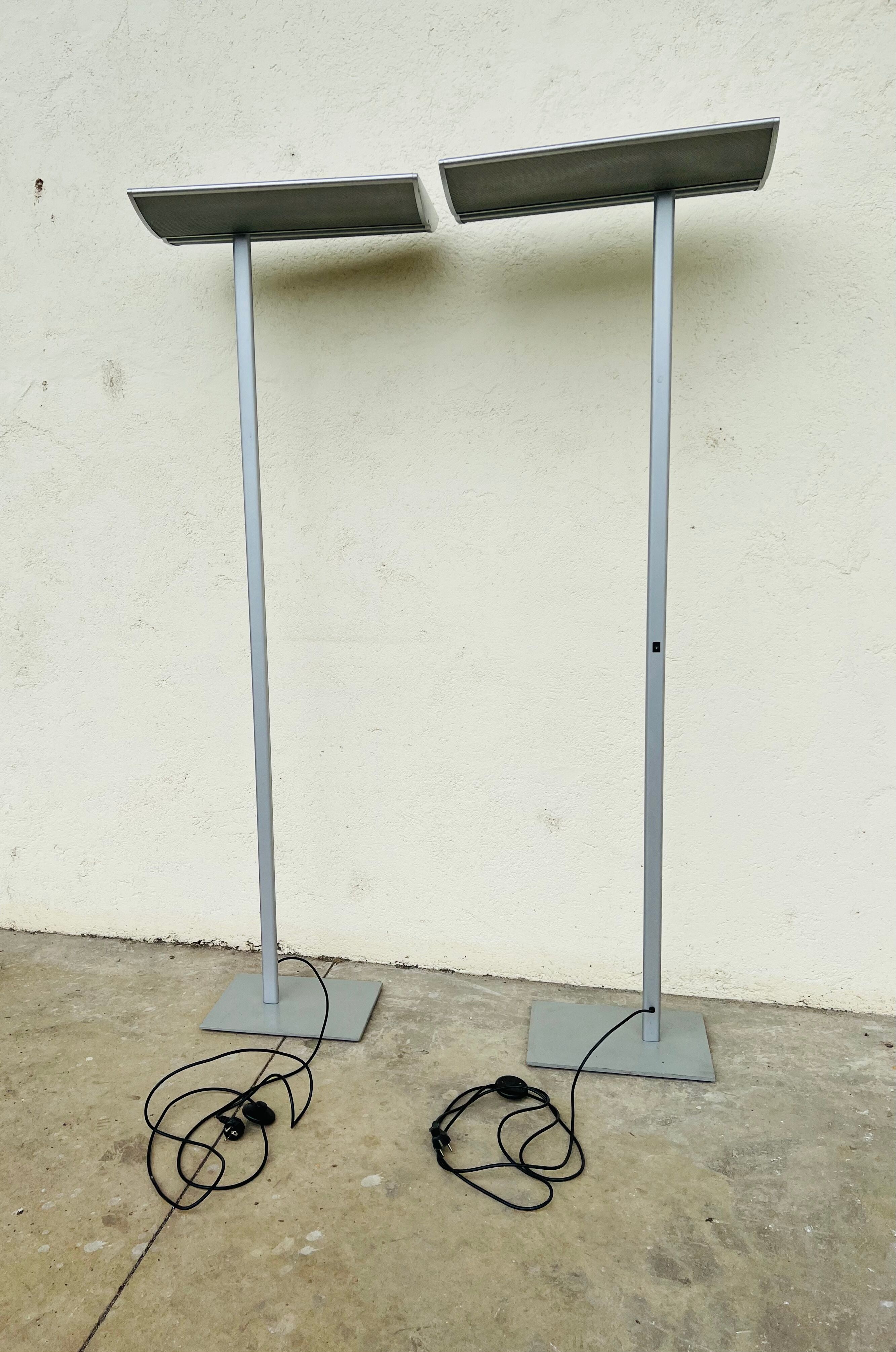 Pair of street lamps