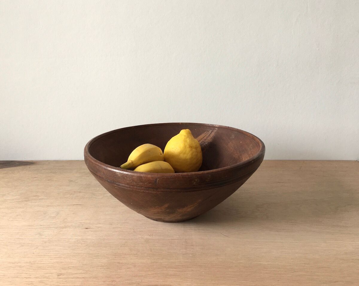Wooden fruit cup