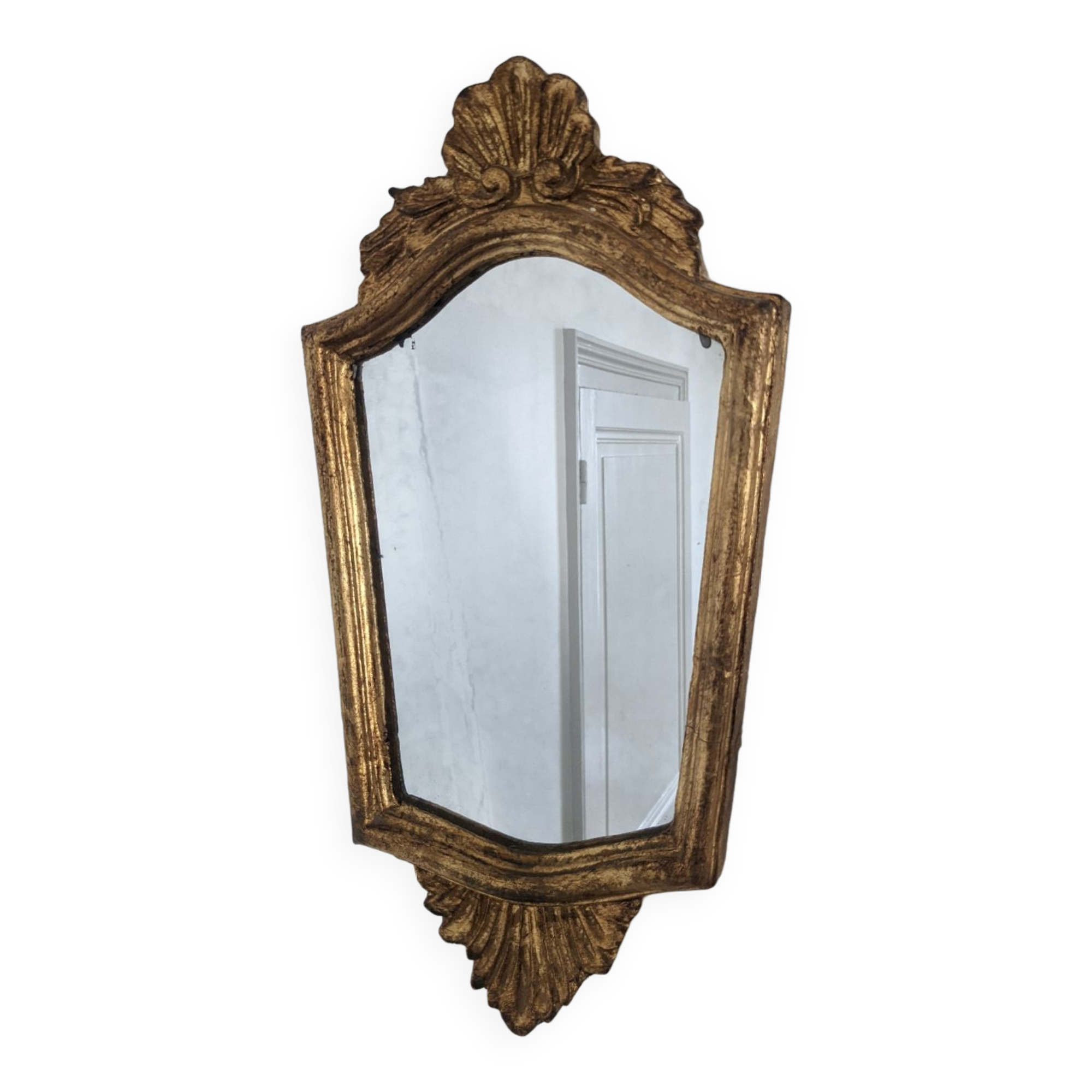 Mirror rocaille Louis XV style 20x39cm