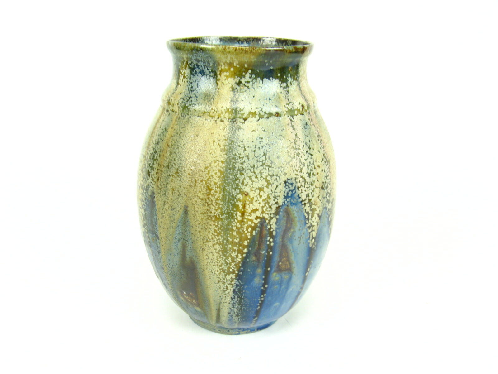 Flammé stoneware vase, Greber