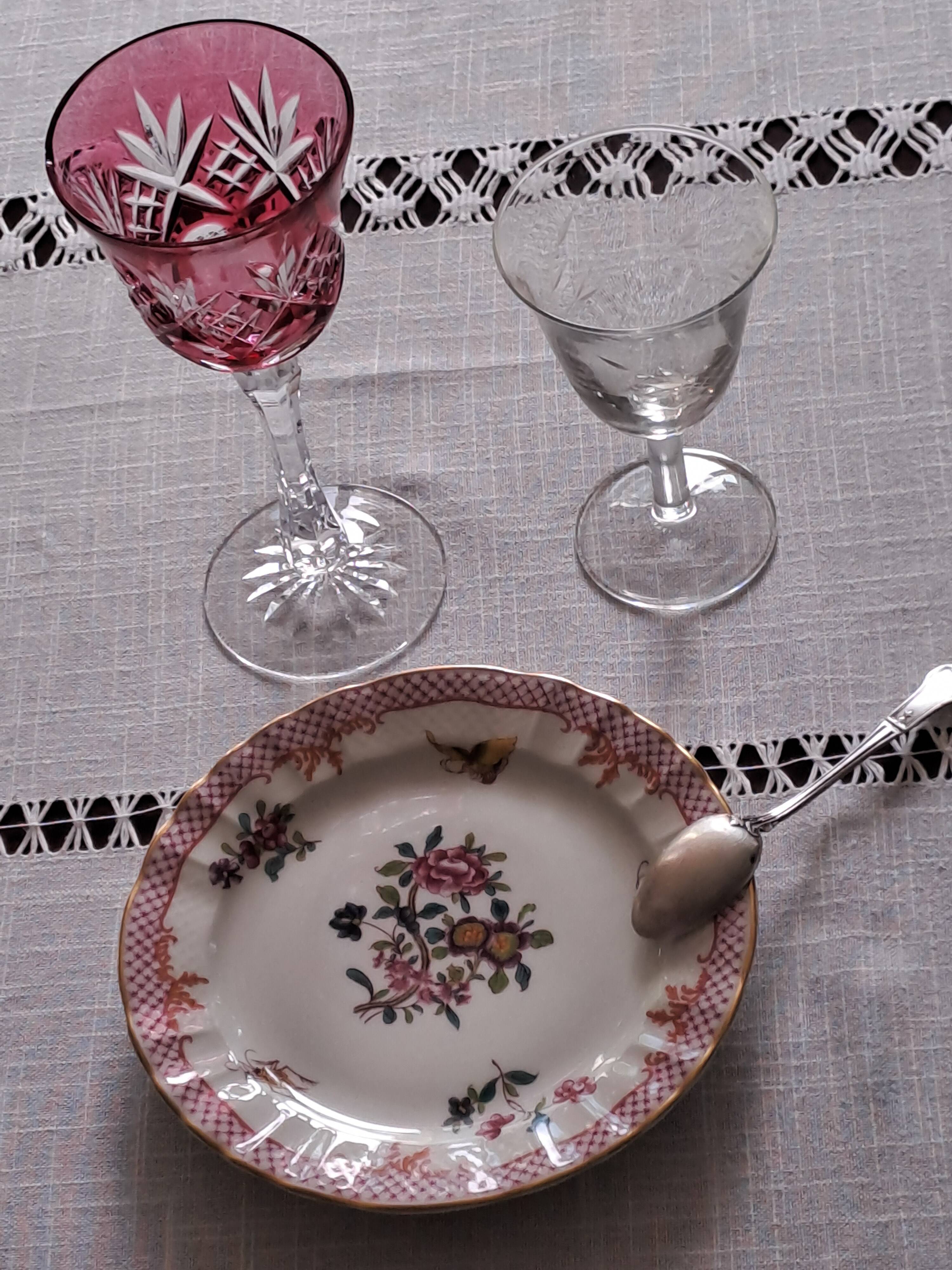 Assiettes à dessert Bernardeaud Limoges _Compagnie des  Indes