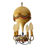 French revolution hot air balloon chandelier 4 lights