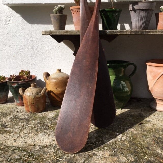 Pair of old oars