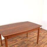 Mid-century Danish teak extendable dining table, 1960s.