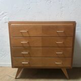 Chest of drawers 50s/60 foot compasses