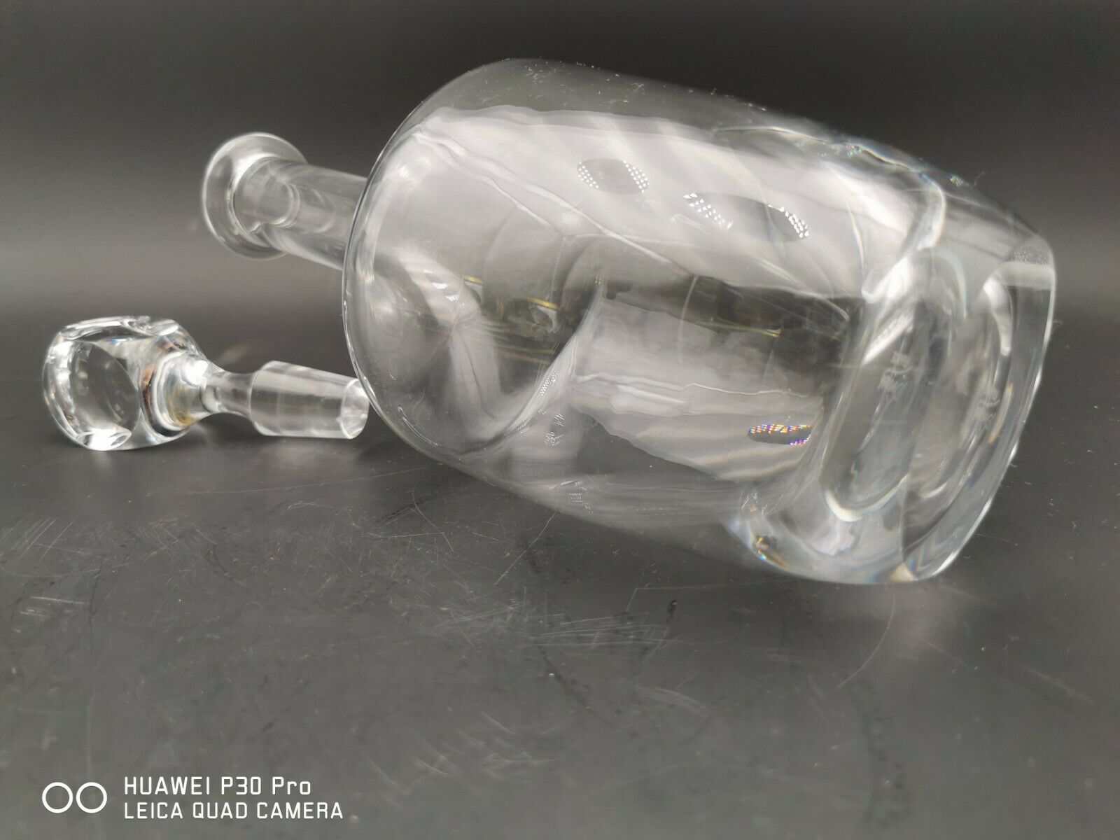 Sevres crystal carafe stamped