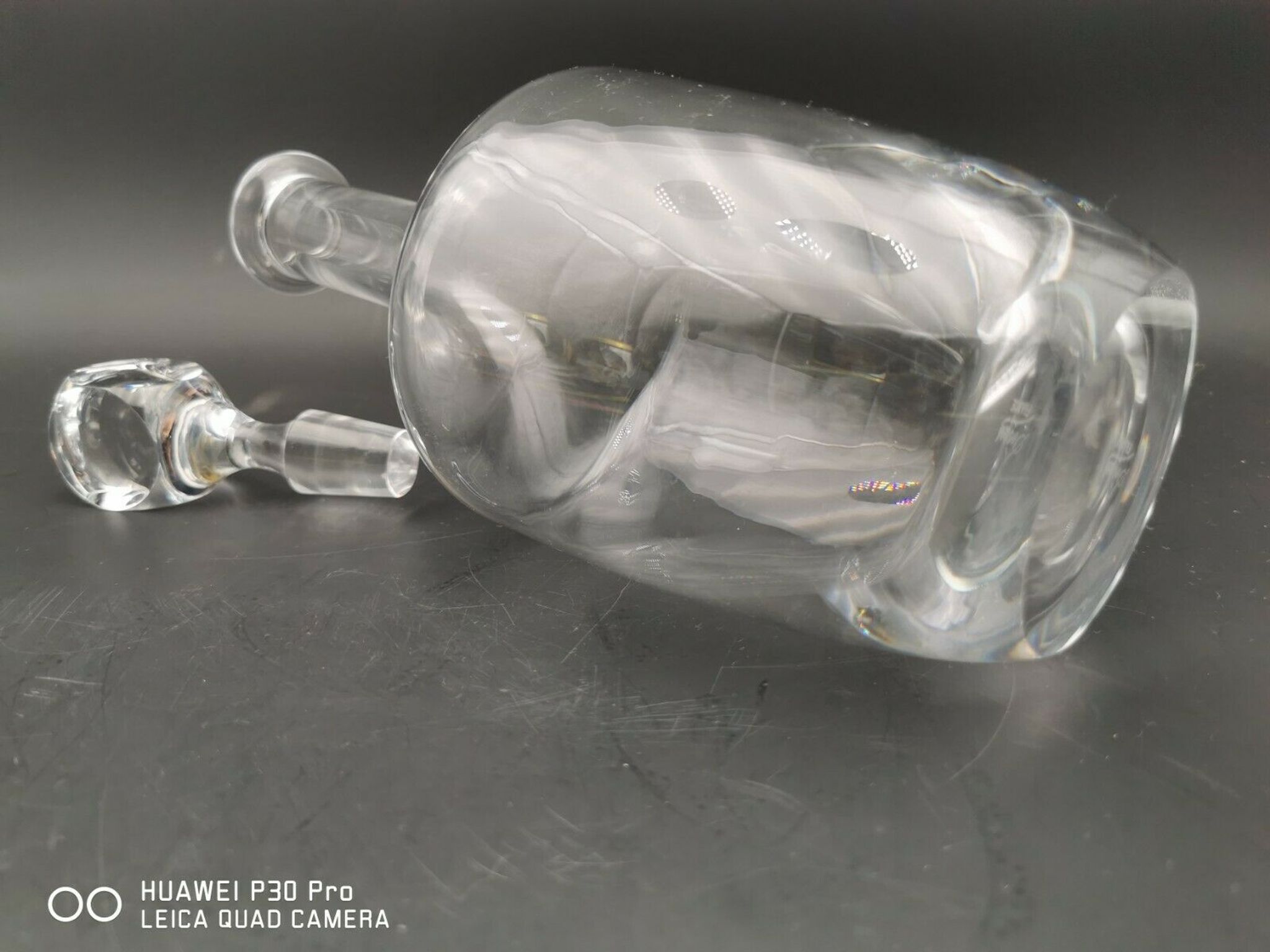 Sevres crystal carafe stamped