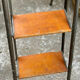Metal and wood workshop ladder 4 steps