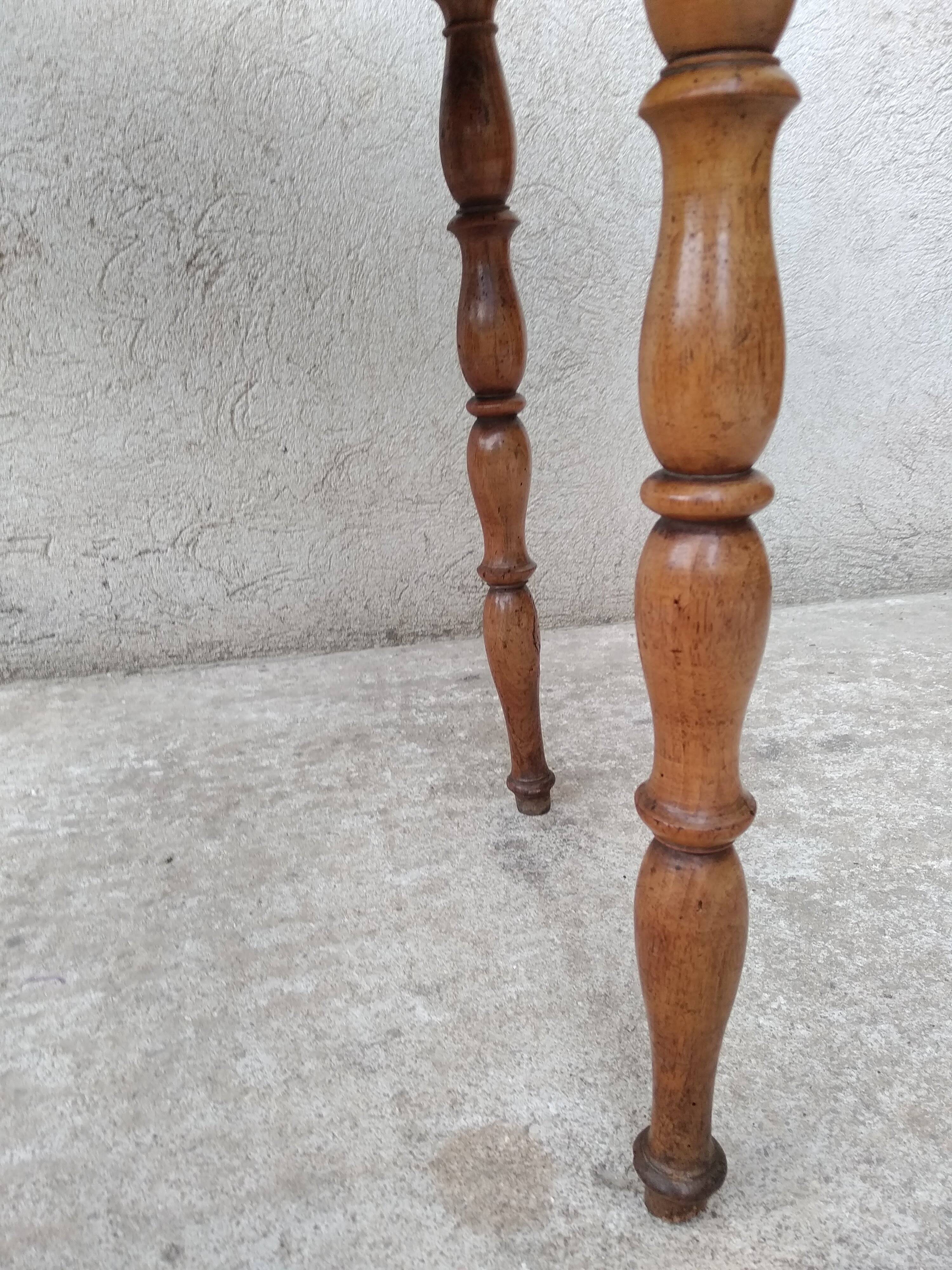 Table ovale à volets style Louis Philippe