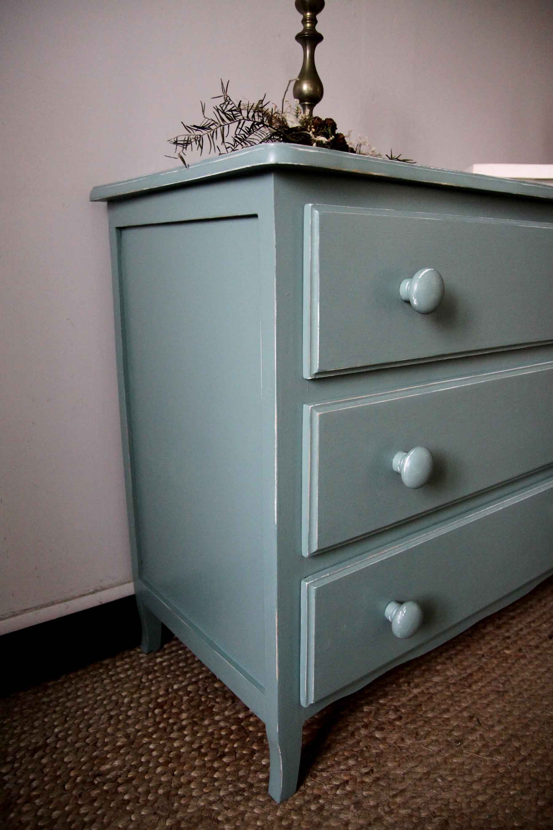 Vintage green dresser