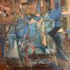 Pierre Malrieux 1920-2022 "Abstraction" Oil on Panel - Cap Ferret 1975