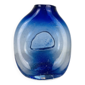 Blown glass vase signed Jon Slatcher 1993