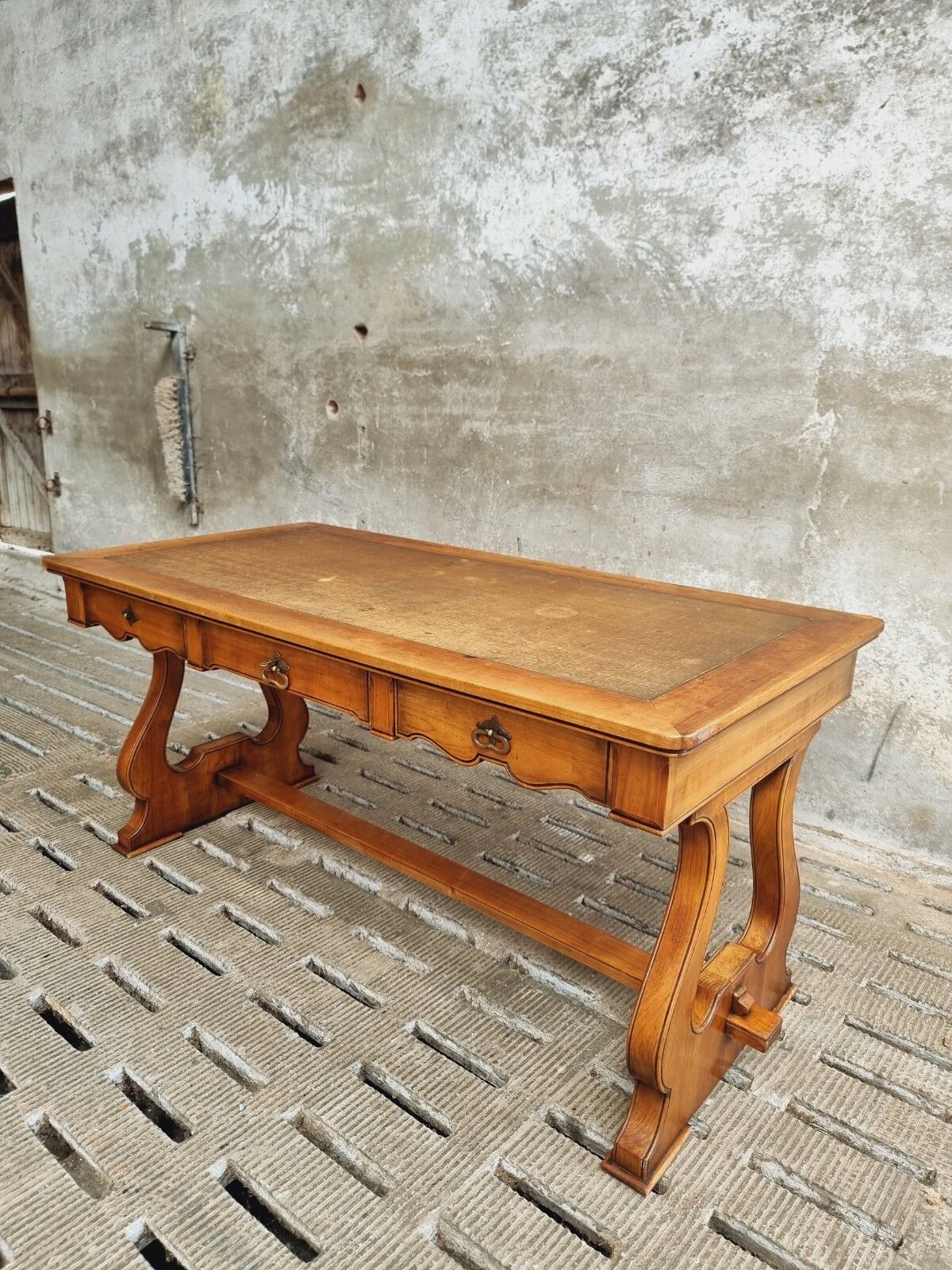 Antique table desk table N.V. Paerels