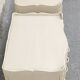 Pair of linen bedside