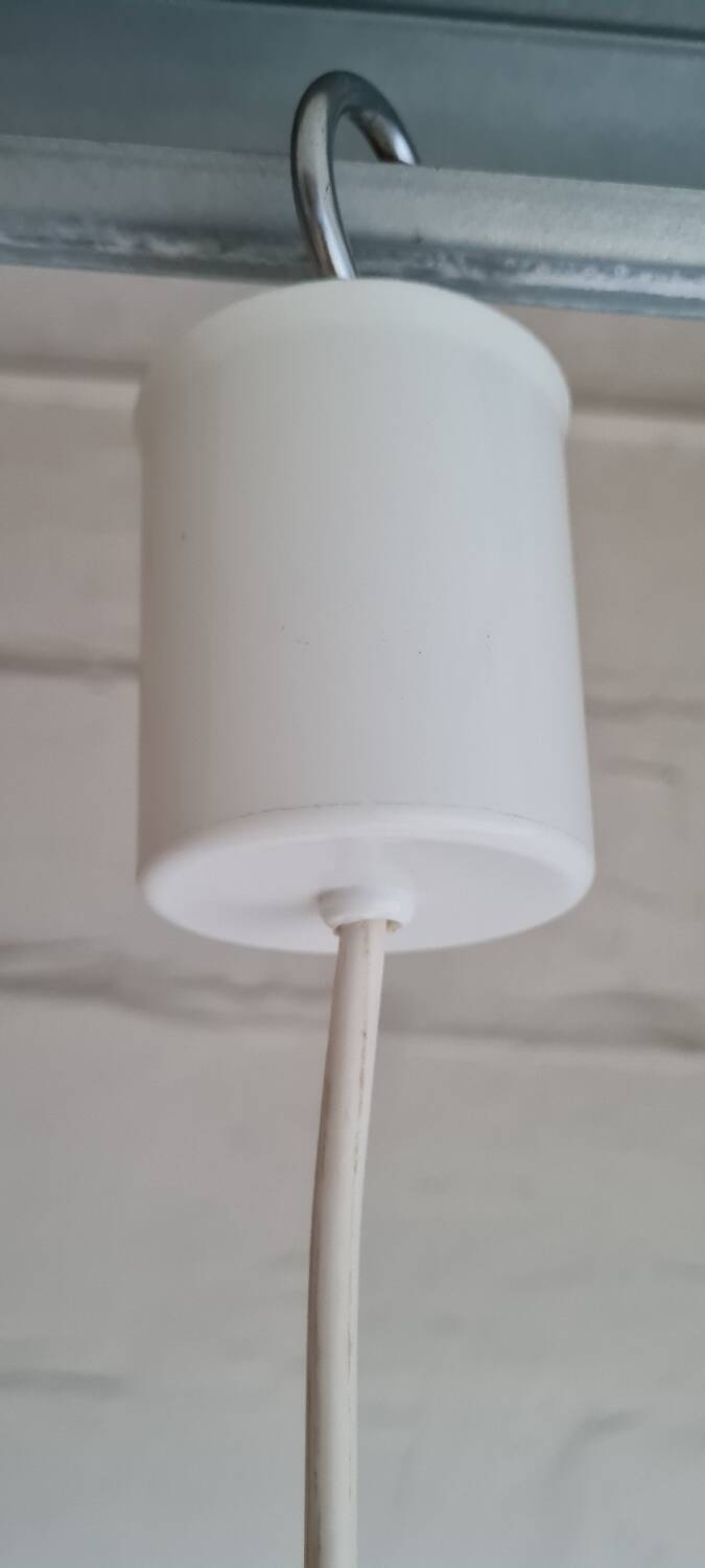 Suspension en verre opalin 1970