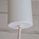 Suspension en verre opalin 1970