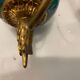 Brass Ceramic Sconces Set of 2 1940’s
