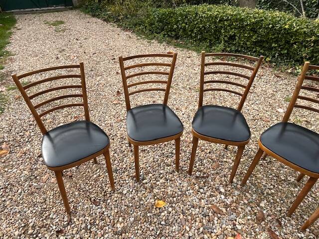 Set of 6 vintage chairs, Scandinavian style