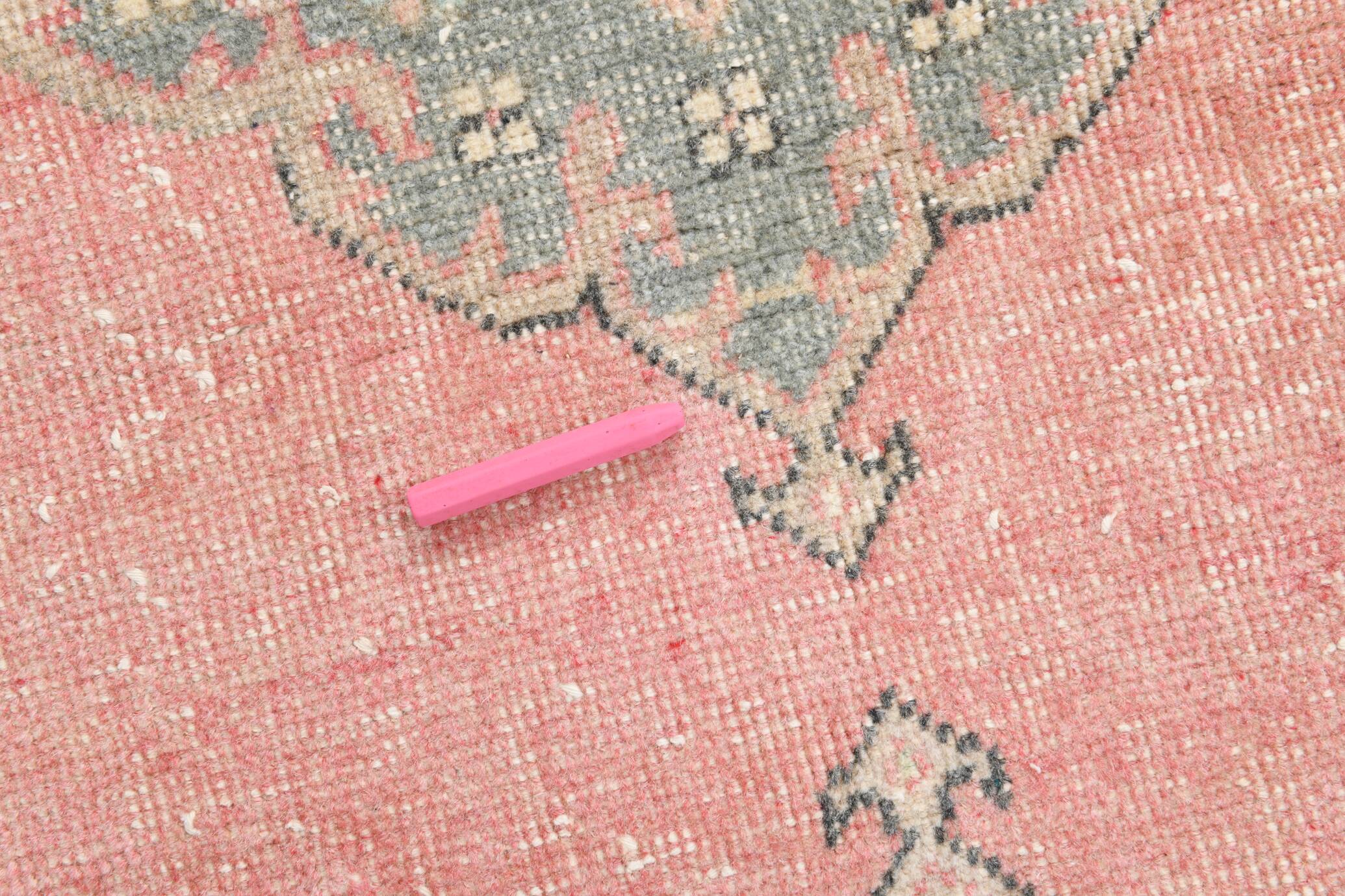 Shades Of Pink Vintage Runner Rug