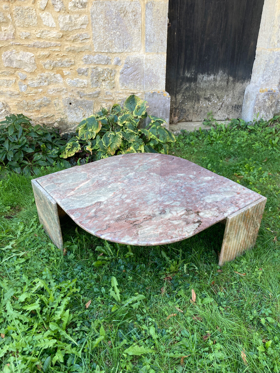 Marble coffee table Roche Bobois